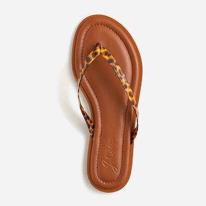 J. Crew Thong Sandals in Tortoise